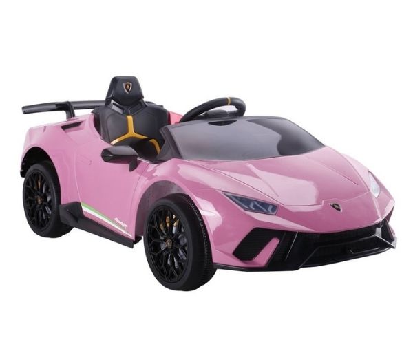 Laste elektriauto Lamborghini 4x45W roosa, puldiga