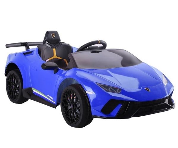 Laste elektriauto Lamborghini Huracan 4x45W sinine, puldiga