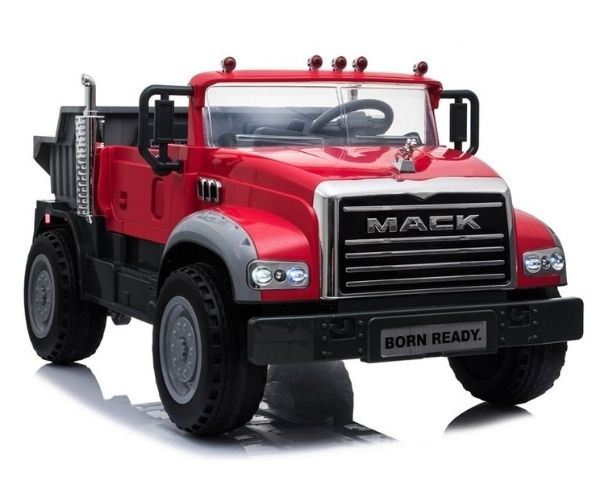Laste elektriline veoauto Mack 2×45W punane, puldiga