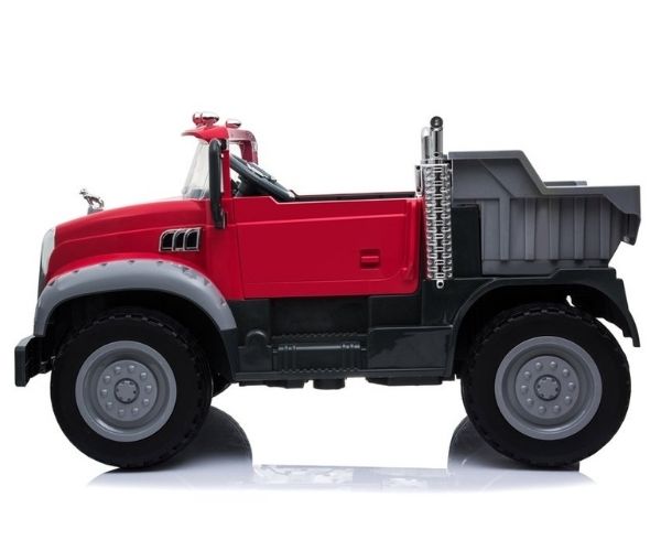 Laste elektriline veoauto Mack 2×45W punane, puldiga